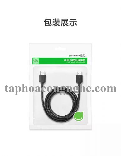 Ugreen 60176 3M màu đen Cáp tín hiệu HDMI 2.0 hỗ trợ 4K2K Đồng 100% HD134 30060176